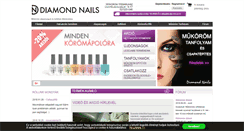 Desktop Screenshot of nailshopbt.hu
